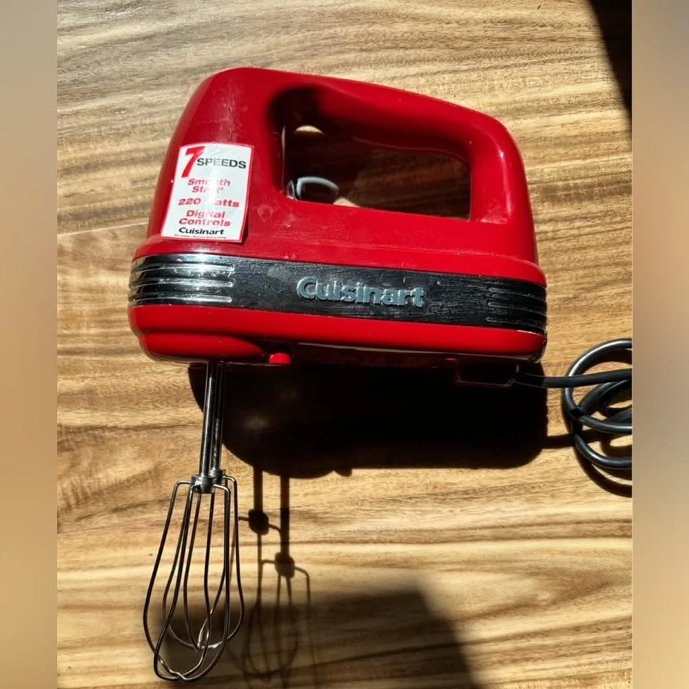Cuisinart HM-70 Power Advantage 7-Speed Hand Mixer Red